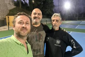 Diogo Bártolo, Paulo Aguiar e Nuno Neves, do Académico de Leiria